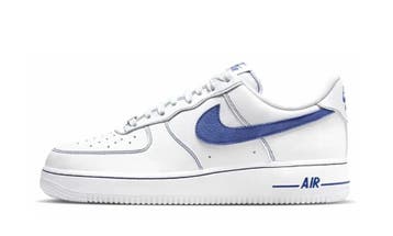 Nike Air Force 1 Low 07 LV8 White Deep Royal Blue, Nieuw