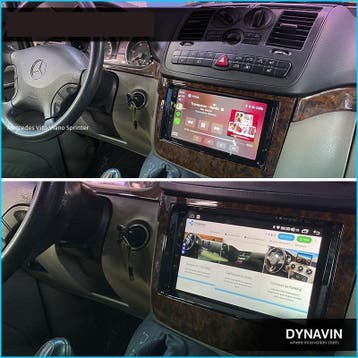 Navigatie mercedes vito android 15 apple carplay dynavin, Ophalen of Verzenden, Nieuw