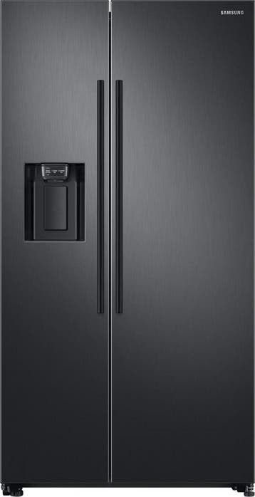 Amerikaanse koelvriescombinatie Samsung RS67N8211B1 91.2 cm, 200 liter of meer, 60 cm of meer, Met aparte vriezer, Zo goed als nieuw