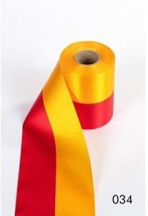 Nationaal lint Spanje Geel Rood 100 mm 1 meter, Ophalen of Verzenden, Nieuw