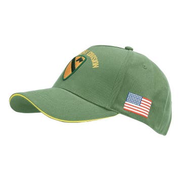 Baseball cap US Cavalry WWII 3D. Diverse kleuren, Verzenden, Nieuw, Pet