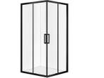 Veiling - Douchecabine - 90x90 - Vierkant - Mat Zwart - Schu, Nieuw
