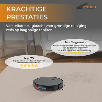 Zoef Robot robotstofzuiger Jannie 4.1 - Vacuum cleaner -, Ophalen of Verzenden