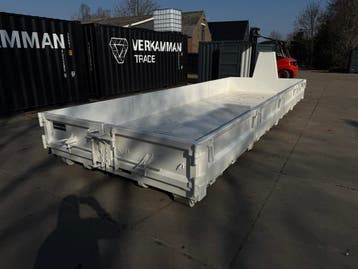 Instapmodel Platte Container met beweegbare zijborden