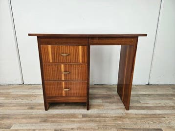 Bureau - Italiaanse vintage bureau met laden - Hout,, Antiek en Kunst