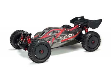 Arrma Typhon 6S BLX brushless buggy RTR V5 - Rood - TopRC.nl, Nieuw, Elektro, Auto offroad, RTR (Ready to Run)