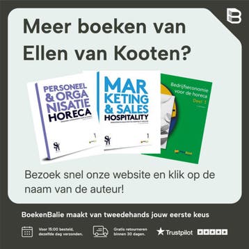 Marketing & Sales voor de horeca / 1 - Ellen van Kooten, Verzenden, Gelezen, Ellen van Kooten