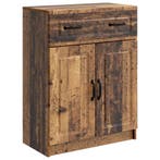 vidaXL Dressoir met lade Oud hout 66 x 34,5 x 87 cm Bewerkt, Huis en Inrichting, Kasten | Dressoirs, Verzenden, Nieuw, Overige houtsoorten