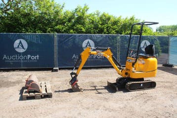 Veiling: Minigraver JCB 8008 CT Diesel 2022, Ophalen, Graafmachine