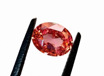 1 pcs Roze, Oranje, Paars Padparacha saffier - 1.57 ct -, Nieuw
