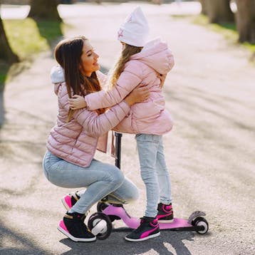 Kinderstep - 3 wielen - Kinder step meisjes - LED Wielen - V, Verzenden, Zo goed als nieuw