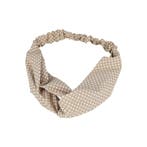 Haarband Twist 5cm – Stippenprint – Beige, Sieraden, Tassen en Uiterlijk, Uiterlijk | Haarverzorging, Nieuw