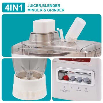 Winning Star 4-in-1 Mixer – 350w Multifunctionele Oranje, Witgoed en Apparatuur, Keukenmixers, Ophalen of Verzenden, Nieuw