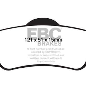 EBC 11+ Chevrolet Caprice 3.6 Yellowstuff Rear Brake Pads, Ophalen of Verzenden, Nieuw