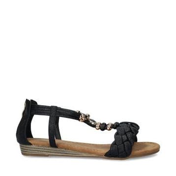 Dolcis sandalen voor dames in het Zwart, Dolcis, Verzenden, Zwart, Nieuw