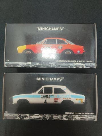 Minichamps 1:18 - Modelauto (2) - Alfa Romeo GTA 1300, Nieuw