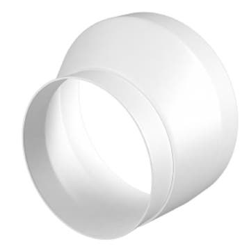 Kunststof verloopstuk van Ø 125mm naar Ø 100mm, Verzenden, Nieuw