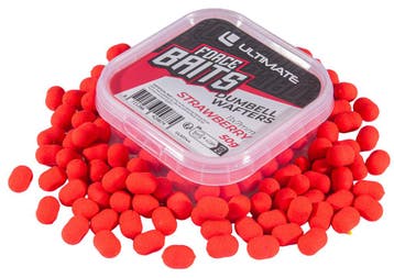 Ultimate Force Baits Mini Dumbell Wafters Strawberry 11x7mm, Verzenden, Nieuw, Overige typen