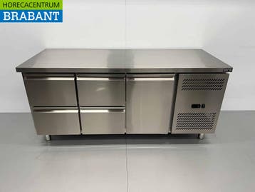 HCB RVS Koelwerkbank 4 laden en 1 deur 179,5 cm 230V Horeca, Ophalen of Verzenden, Nieuw in verpakking