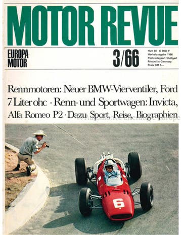 1966 MOTOR REVUE MAGAZINE 59 DUITS, Nieuw, Author