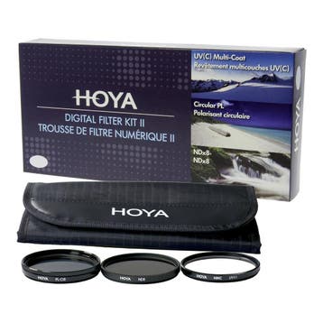 Hoya Digital Filter Kit II 77mm (3 pcs), Overige merken, Polarisatiefilter, Nieuw, Ophalen of Verzenden
