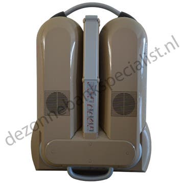 Sunmobile hb 977 Facial plus Infra Rood Demo 19 branduur, Ophalen of Verzenden, Zo goed als nieuw, Zonnebank enkelzijdig, Minder dan 10 lampen