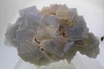 Fluoriet Kristal op matrix - Hoogte: 11.5 cm - Breedte: 7.5
