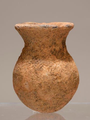 Kleine archeologische terracotta-vaas – Bura-cultuur /