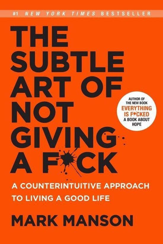 The Subtle Art of Not Giving a Fuck, 9780062641540, Boeken, Studieboeken en Cursussen, Zo goed als nieuw, HBO, Verzenden