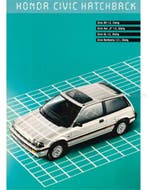 1986 HONDA CIVIC HATCHBACK BROCHURE DUITS, Nieuw, Honda, Author
