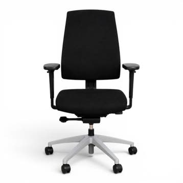 Interstuhl Goal Smart bureaustoel, zwart-aluminium, Overige plaatsen, Ophalen of Verzenden, Gebruikt, Stoel