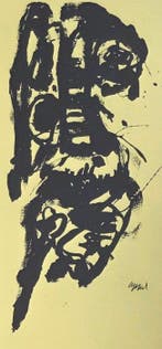 Karel Appel (1921-2006) - Abstracte Compositie