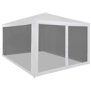 vidaXL Partytent met 4 mesh zijwanden 4x3 m, Verzenden, Nieuw, Partytent