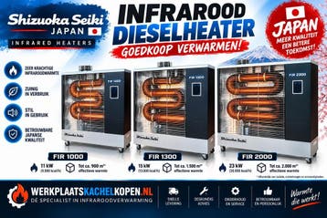VAL6 de beste Werkplaatsheater Werkplaatskachel op de markt!, Ophalen of Verzenden, Nieuw, Hoog rendement (Hr)