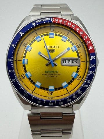 Seiko - Seiko 5 Sports Pepsi Bezel - Cal. 6319 Automatic -