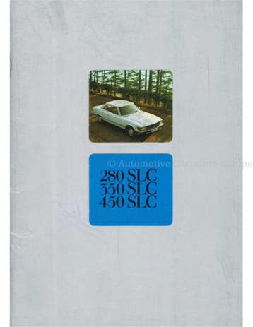 1977 MERCEDES BENZ SLC BROCHURE DUITS, Boeken, Nieuw, Author