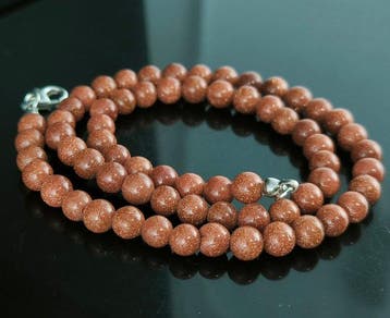 GoldStone (Gouden Steen) Sieraden - Hoogte: 42 cm - Breedte: