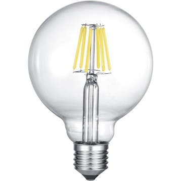 LED Lamp - Filament - Trion Globin - E27 Fitting - 8W - Warm, Ophalen of Verzenden, Nieuw, E27 (groot), Led-lamp