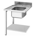 Aanvoertafel (Links) | ECOLINE/EASYLINE | RVS | 1 Spoelbak, Verzenden, Nieuw in verpakking