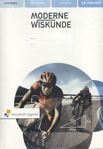 Moderne wiskunde 12e editie 1 vmbo kgt werkboe 9789001883645, Zo goed als nieuw