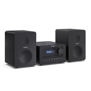 Sharp XL-B520D(BK) zwart, Verzenden, Zo goed als nieuw