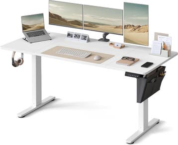 Zit sta bureau 160x70 cm - hoogte verstelbaar 72 t/m 120 cm, Verzenden, Nieuw