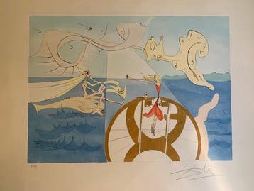 Salvador Dali (1904-1989) - La machine à coudre (Série, Antiek en Kunst