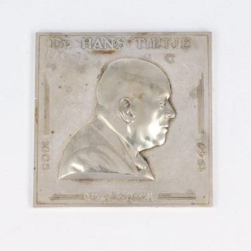 Penning - Plaquette - Dr. Hans Tietje 1885-1945