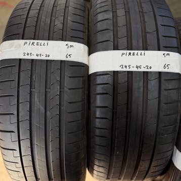 2x 245-45-20 Pirelli Zomer 2x 5mm €65 Per Band 245 45 20, Auto-onderdelen, Ophalen, Band(en), Personenwagen, 20 inch