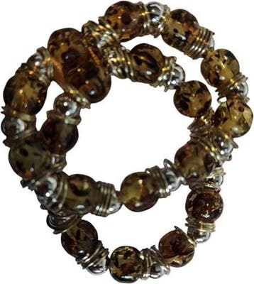 Corsage Polscorsage-armband Raz-Ma-Tazz Amber 7 cm, Ophalen of Verzenden, Nieuw