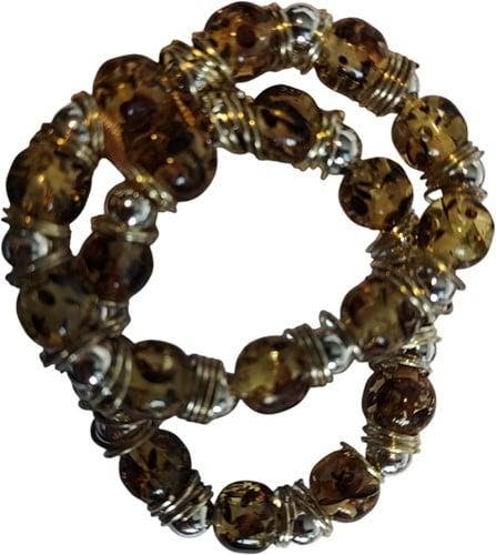 Corsage Polscorsage-armband Raz-Ma-Tazz Amber 7 cm, Hobby en Vrije tijd, Knutselen, Nieuw, Ophalen of Verzenden