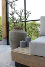 Outdoor LED kaars Grey 10 x 15 cm, Ophalen of Verzenden, Nieuw