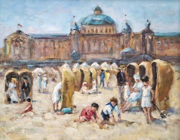 H.M. Bergen (Hans Mijnsbergen 1945) - Strandgezicht