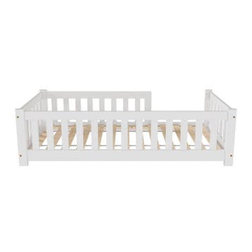 Kinderbed Naya - 80 x 160 cm - Wit, Kinderen en Baby's, Kinderkamer | Bedden, Verzenden, Nieuw